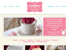 Tablet Screenshot of cakemakerltd.com